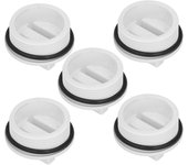 Tapones de piscina para invernar, paquete de 5, para drenar piscinas y spas