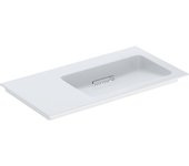 Geberit one muebles lavabo salida horizontal, espacio de estante a la izquierda, 90x13.1x47.5cm, 505.013.00.1, versión: sin orificio para el grifo