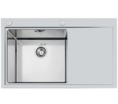 Foster master 86.1v.ft fregadero empotrado rectangular acero inoxidable