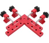 Kit de regla de posicionamiento cuadrada de aleación de aluminio, herramienta de medición de ángulo recto de 90 grados