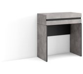 Consola entrada, 70x35x75cm, recibidor, con almacenamiento, cemento