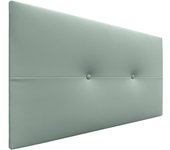 Dhome cabecero de polipiel pro cabeceros cabezal tapizado cama lujo (verde agua, 105cm)