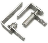 Juego de bisagras para puertas, bisagras para puertas de cafetería, bisagras para puertas batientes dobles con retorno automático, herrajes para pue