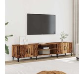 Maison exclusive - mueble de tv madera ingeniería madera envejecida 180x31,5x40 cm