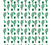 Papel pintado floral catus blanco