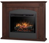 Atrato - chimenea de suelo eléctrica led independiente - roble 26- 114x96x29