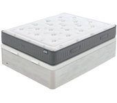 Pack ahorro flex colchón garbí + canapé madera 25 - 160x200 cm - blanco veta