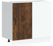 Mueble bajo de cocina | armario de cocina kalmar de madera ingeniería roble ahumado cfw168965