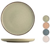 H&h new pearl juego de 4 platos planos, porcelana, surtidos, 27cm