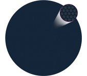 Lámina solar flotante para piscina pe 300 cm color negro y azul