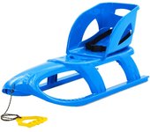 Trineo con asiento azul 102,5x40x23 cm polipropileno