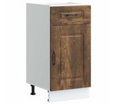 Mueble bajo de cocina | armario de cocina kalmar de madera ingeniería roble ahumado cfw168963