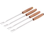 Set tenedores para fondue staub, silver