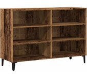 Aparador | aparador de comedor | armario de cocina de madera ingeniería madera envejecida 103,5x35x70 cm cfw168071