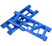 Brazo de suspensión inferior trasero rc de aleación de aluminio brazo oscilante ligero para automóvil rc arrma 1/5 outcast kraton 8s (azul oscuro)