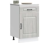 Mueble de cocina de madera de ingeniería gris kalmar sonoma