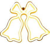 Letreros de luz de neón, luz de neón led, campana navideña, decoración del hogar, letrero de neón decorativo con usb y batería para habitación de niño