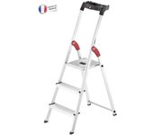 Escalera de tijera de aluminio l60 easyclix fr de 3 peldaños hailo 5_8503-001