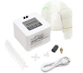 Sistema de riego automático programable con temporizador, ideal para regar las plantas en vacaciones
