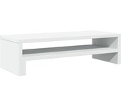 Soporte de monitor | soporte de pantalla madera de ingeniería blanco 54x22x15 cm cfw310778