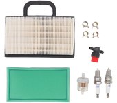 Conjunto de filtro de aire para cortacésped, filtro de aire, válvula de bujía, repuesto de piezas de tractor de césped