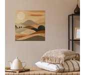 Impresión en madera paisaje topo 29x29