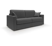 Chris sofá cama convertible en tejido impermeable 186 cm (mat. 140x197) antracita