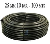 Tuberia polietileno 25mm | tuberia agricola 25mm 10 bar 100 metros | tuberia riego 25mm | manguera de riego 25 mm
