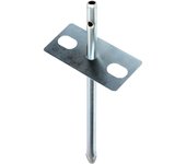 Bo-camp - estaca paravientos - con placa - 30 cm - 4 piezas