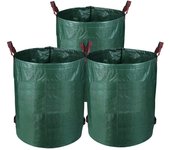 Bolsas de desechos de jardín xxl bolsa de hierba bolsa de hoja 272l 3x 3x bolsas de desecho de jardín