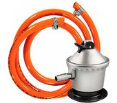 Conjunto regulador gas + manguera 1500mm
