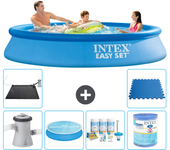 Paquete de piscina - intex - alrededor - 305x305x61 cm + accesorios a884