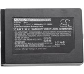 Vhbw batería compatible con vectron mobilepro 3 escáner códigos de barra, tpv (3000 mah, 3,7 v, li-poli)