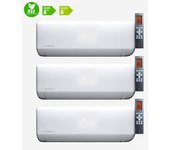 Aire acondicionado multi split pared 3×1 mundoclima 2270 frigorías