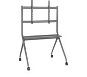 Soporte de pie con ruedas aisens ft86fe-143 para tv o pantalla interactiva 50'-86'/ hasta 120kg