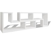 Mueble tv buffet tv diseño práctico doble en forma de l blanco 2502187