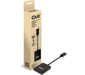 Club 3d multi stream transport hub adaptador displayport 1.4 a 2x hdmi de doble monitor 4k60hz