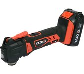 Yato multiherramienta oscilante con batería de ion-litio 2,0 ah 18v