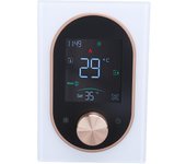 Termostato de color inteligente con pantalla táctil programable, controlador de temperatura para el hogar, la oficina, el hotel, la granja (fidelidad