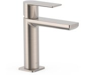 Tres 20010301ac loft grifo monomando para lavabo color acero