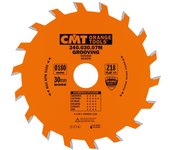 Sierra circular para ranurar 180x3x30 z:18 recto cmt