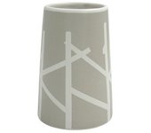 Vaso cerámica tree topo & blanco msv