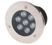 Led spot recessed 7w 560lm 18° ø150mm ip65 - white hot 2700k