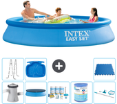 Paquete de piscina - intex - alrededor - 305x305x61 cm + accesorios a863