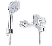 Mezclador monocomando de baño serie iole cromo