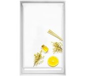 Estor estampado easyfix - estor sin herramientas tamaño 90x150 - estor sin taladro color citron | blindecor
