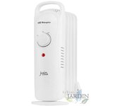 Radiador de aceite de 5 elementos orbegozo, 700w, termostato regulable, compacto y eficiente para espacios pequeños