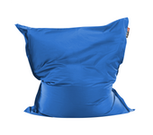 Beliani funda para puf fuzzy 180 cm 140 cm azul
