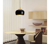 Lámpara de techo berceste-212-s negro metal 30x30x123 cm