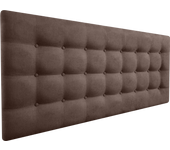 Cabecero cama oslo tapizado en tejido en antimanchas wengue 105*70 cm